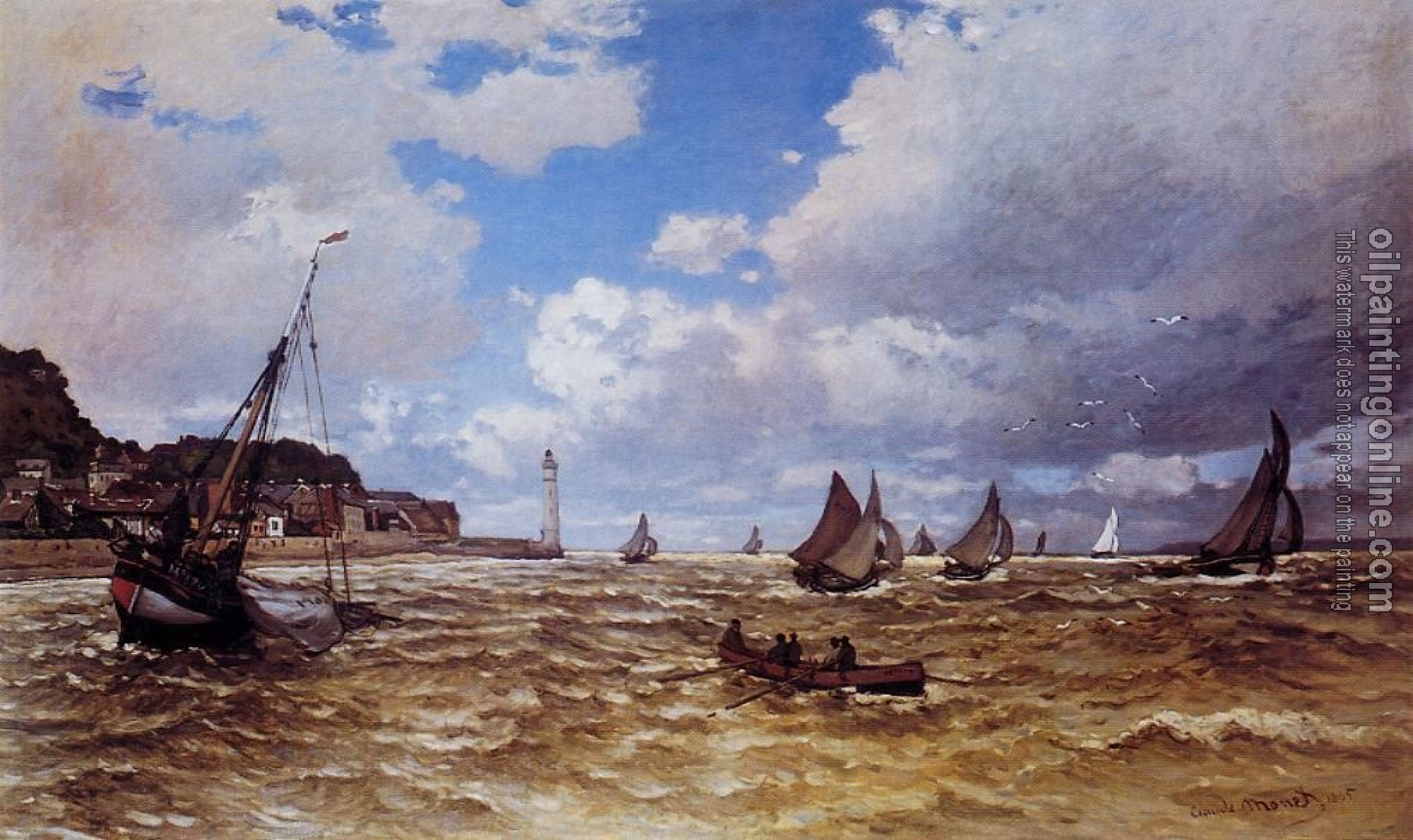 Monet, Claude Oscar - Mouth of the Seine at Honfleur